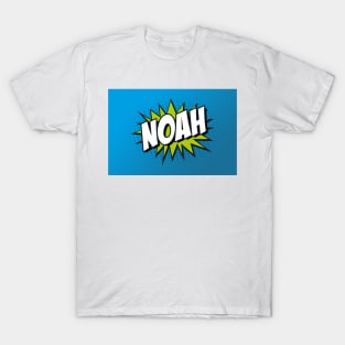 Personalised 'Noah' Kapow Wow Cartoon Comic Style Design T-Shirt